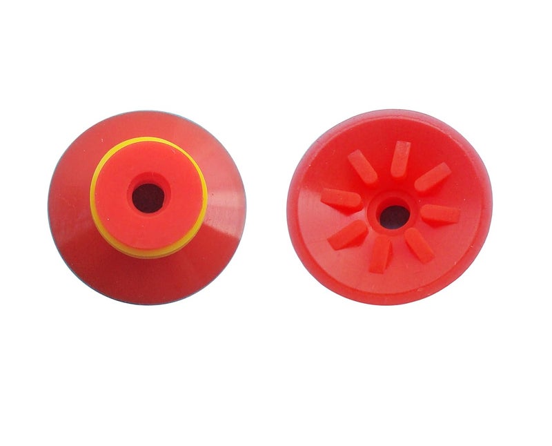 SICOLAS 5 pcs Industrial Flat Vacuum Suction Cup F Series Single-Layer Silicone Robotic Arm Accessory with Ribs (F25) - Image 3